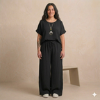 Ensemble fluide avec collier - Lucie