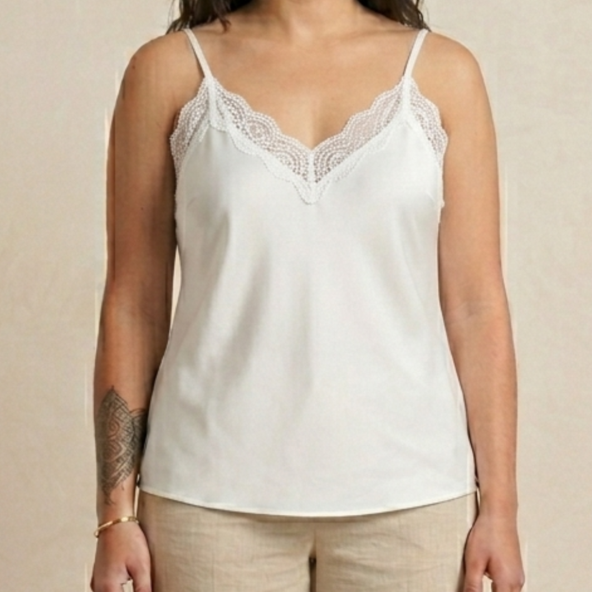 Top Dentelle Satiné - Luna