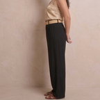Pantalon fluide avec ceinture