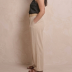 Pantalon fluide avec ceinture