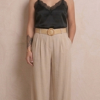 Pantalon fluide avec ceinture
