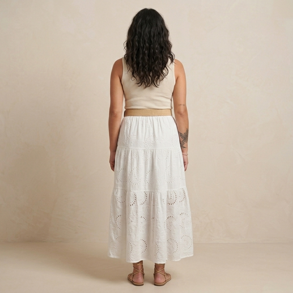 Jupe Longue Bohème - Lucia - 100% coton