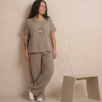 Ensemble fluide avec collier - Lucie