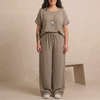 Ensemble fluide avec collier - Lucie
